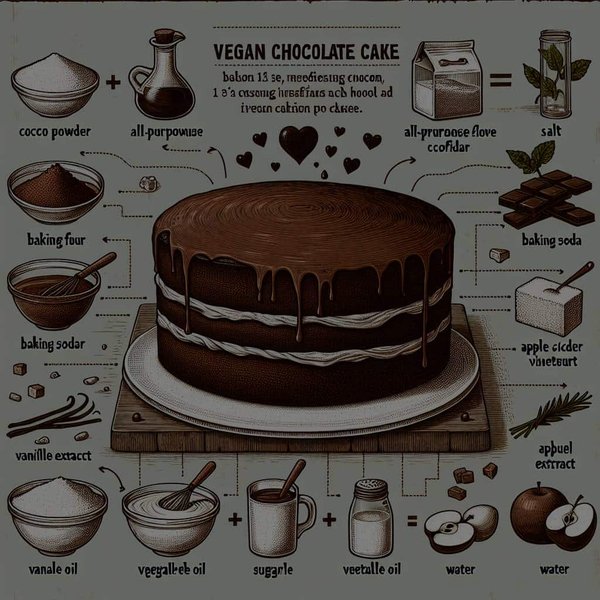 Quels sont les secrets pour un gâteau vegan au chocolat riche et humide ?